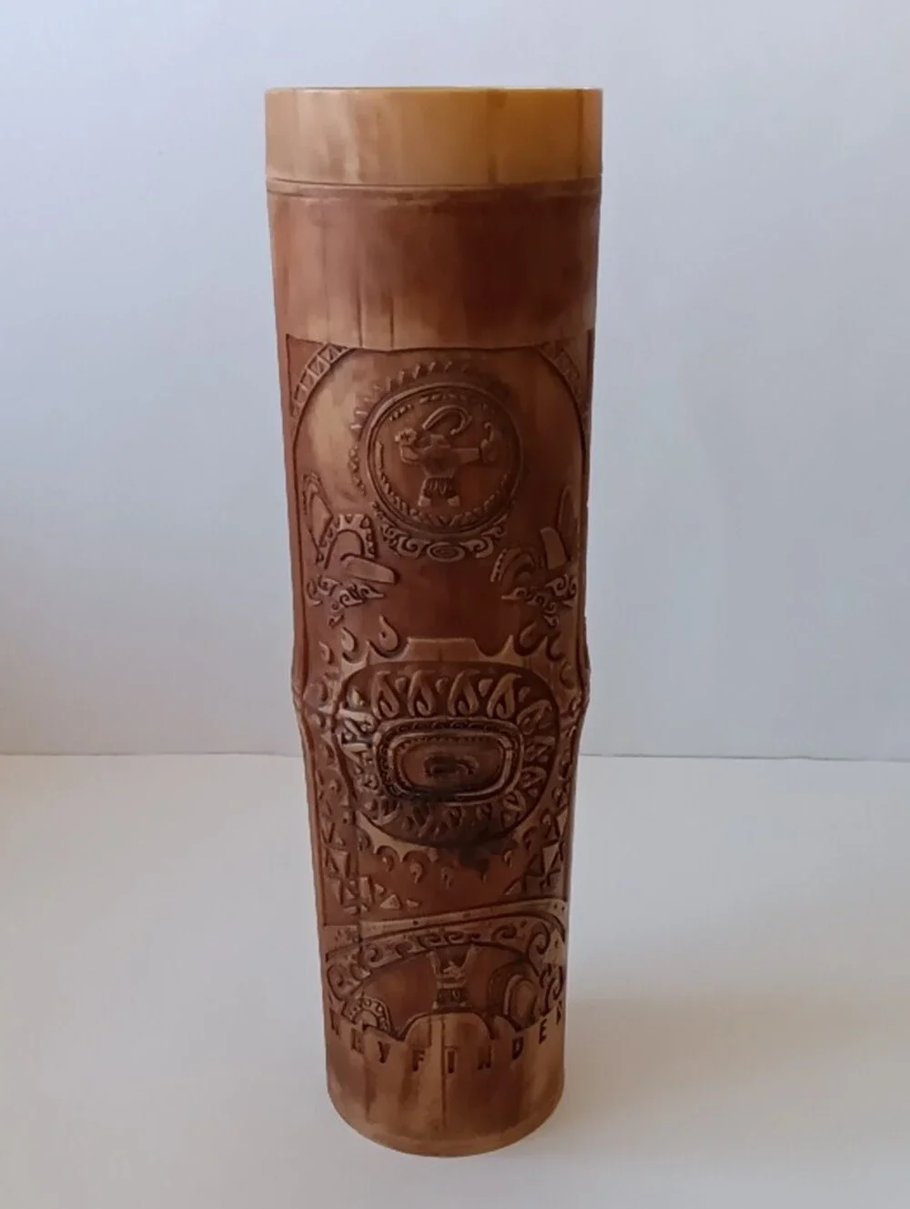 Disney Moana Brown and Tan Tiki Travel Tumbler